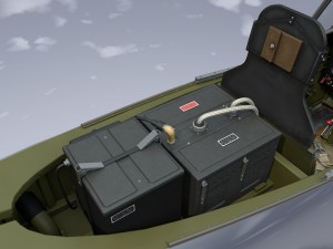 cockpit mustang p-51d 3D Model