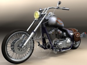 harley davidson Model 3D