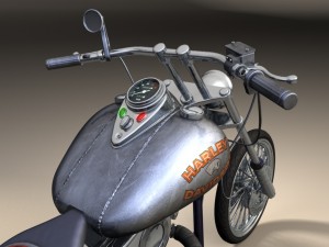 harley davidson Model 3D