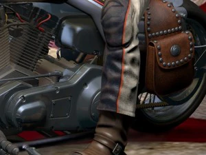 sur l'autoroute Modèle 3D