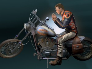 on the highway 3D-Modell