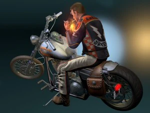 sur l'autoroute Modèle 3D