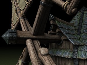 medieval windmill 3D Model