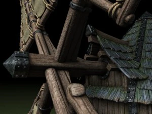 medieval windmill 3D Model