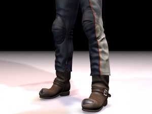 motorcyclist rigging Modelo 3D