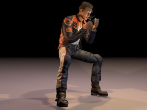 motorcyclist rigging Modelo 3D