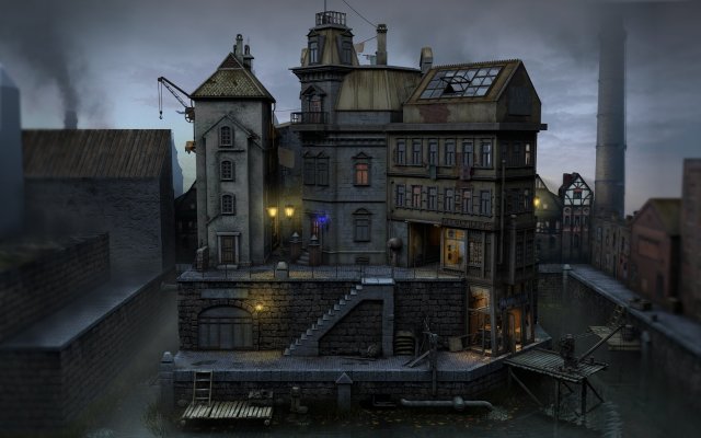 old london part 1 Model 3D .c4d .max .obj .3ds .fbx .stl .blend 