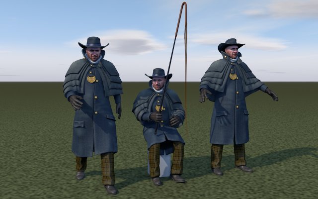 cabman rigging 3Dモデル .c4d .max .obj .3ds .fbx .stl .blend 