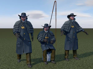 gréement de cocher Modèle 3D