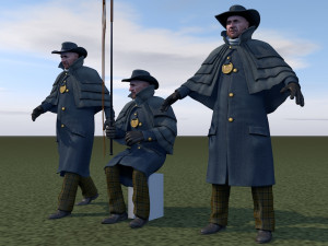 cabman rigging 3Dモデル