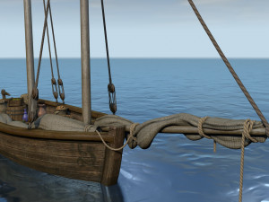 sailboat with a commodity Model 3D