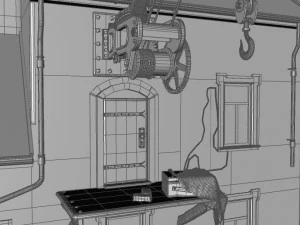 port building 3D Model