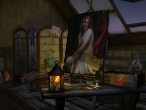 atelier in the attic 3D 모델
