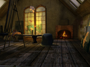 atelier in the attic 3D 모델