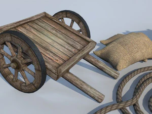 medieval goods set 2 3D Model