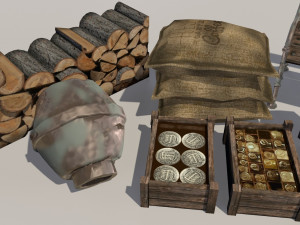 victorian set 3D Модель
