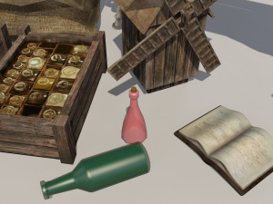 victorian set 3D Модель