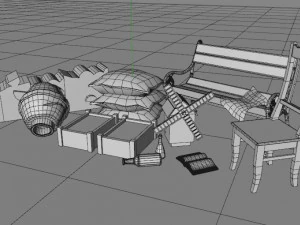 victorian set 3D Model