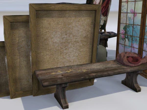 artistic set 3D Model