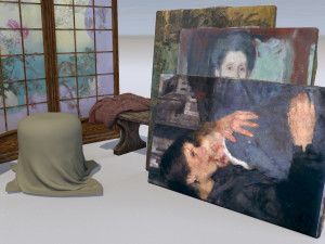 artistic set Model 3D