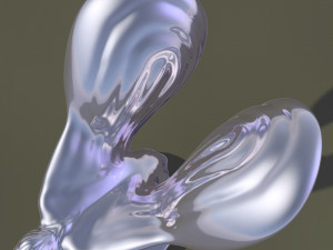 spirit of ecstasy - statuette of a woman 3D Model