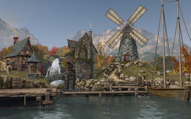 medieval village - a daily version 3D Model .c4d .max .obj .3ds .fbx .stl .blend 