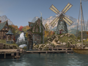 medieval village - a daily version 3Dモデル