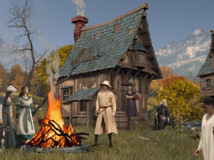 medieval village - a daily version 3D Model