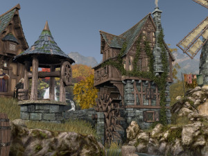 medieval village - a daily version 3D Model