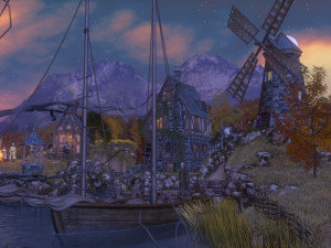medieval village - a night version 3D Model