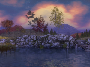medieval village - a night version 3D Model