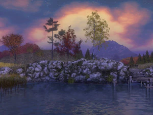 medieval village - a night version 3D Model