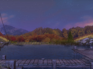 medieval village - a night version 3D Model