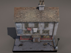 old london house 3Dモデル