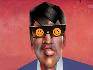 caricature of elvis presley 3D Model