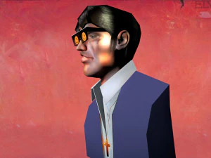 caricature of elvis presley 3D Model