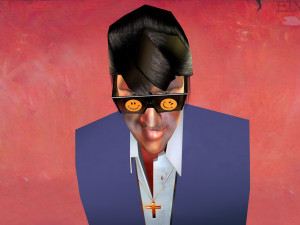 caricature of elvis presley 3Dモデル