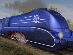 locomotive pm 36 Model 3D