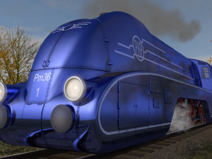 locomotive pm 36 3D 模型