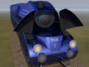 locomotive pm 36 3D 模型