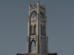 victorian clock tower 3D मॉडल