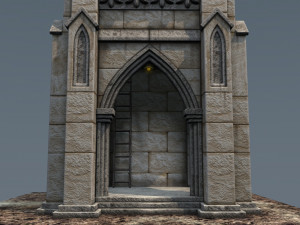 victorian clock tower 3D मॉडल