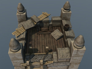 victorian clock tower 3D मॉडल