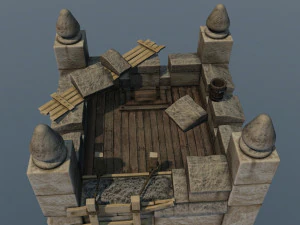 victorian clock tower 3D Model