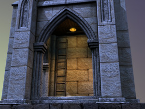 victorian clock tower 3D मॉडल