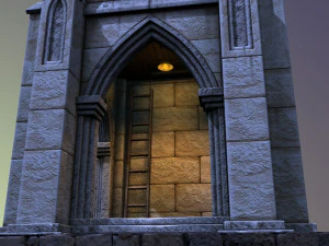 victorian clock tower 3D Model