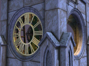 victorian clock tower 3D Model