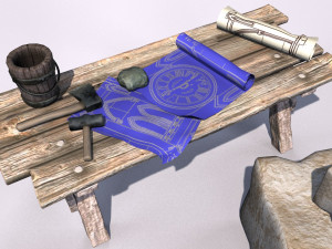 building materials set Model 3D
