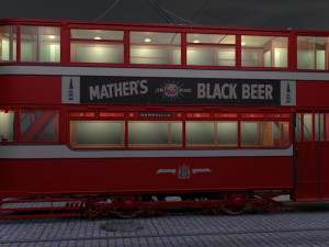 leeds 180 double-decker tram Modèle 3D