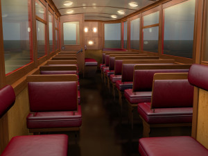 leeds 180 double-decker tram Modèle 3D